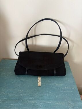 Brand new Madewell navy suede purse